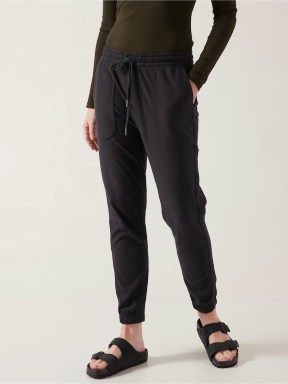 Athleta Farallon Jogger - Black Drawstring Pants